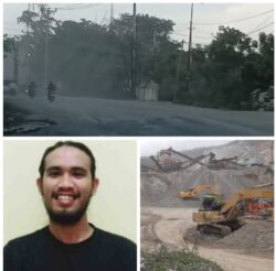 Debu IKN di Ruas Jalan Palu-Donggala