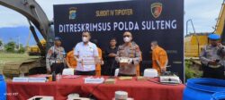Ditreskrimsus Polda Sulteng Tindak PETI di Area IUP CPM, 2 WNA Ditahan