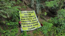 Sumber Mata Air Terakhir Dalam Kepungan Tambang Galian C di Buluri