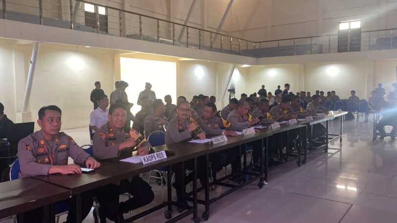 Kabag Ops Polresta Palu Ikuti Latihan Pra OMP Tinombala 2024.