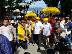Restu Tetua Adat Mengiringi Pasangan Ahmad Ali- Abdul Karim Aljufri Menuju KPU Sulteng