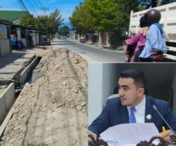 Tumpukan Material Proyek di Badan Jalan Dikeluhkan Warga, Dinas PU Kota Palu dan Kontraktor Cuek