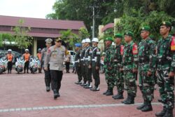 Kapolresta Palu Pimpin Apel Gelar Pasukan Operasi Zebra Tinombala 2024