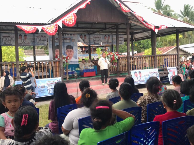 Kampanye di Banggai , Ahmad Ali Janji Kelak Prioritaskan Kesejahteraan Petani