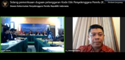 Disidang Etik DKPP RI, Anggota KPU Sulteng Christian Oruwo Diminta Pecat 
