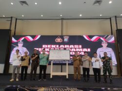 Polresta Palu Inisiasi Deklarasi Damai  Jelang Pilkada Serentak 2024 di Kota Palu