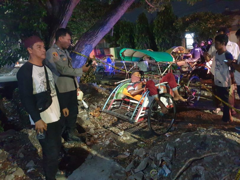 Pengayuh Becak Asal Kinovaro -Sigi Ditemukan Meninggal Dunia di Atas Becaknya