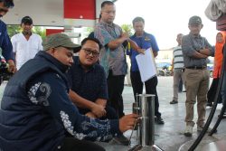Polda Sulteng Sidak SPBU dan Agen Tabung Gas 3 Kg di Kota Palu