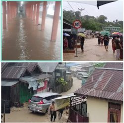Diguyur Hujan Deras,Kota Donggala di Kepung Banjir