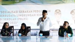 Wabup Donggala Taufik M.Burhan Resmi Buka Sosialisasi Peduli dan Budaya Lingkungan Hidup di Sekolah 2025