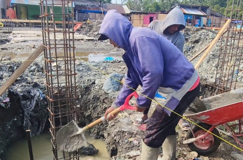 Proyek Pasar Bahodopi Minim Pengawasan, Metode Kerja dan Material Diduga Asal -Asalan