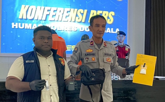 Polres Donggala Bekuk Residivis Narkoba, 20 Paket Sabu Diamankan