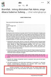 Surat perjanjian kerja yang beredar di meddos